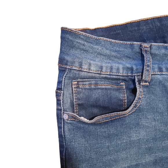 Honey & Bristle Skinny Jeans Medium Wash Plus Size 14P - Picture 4 of 8